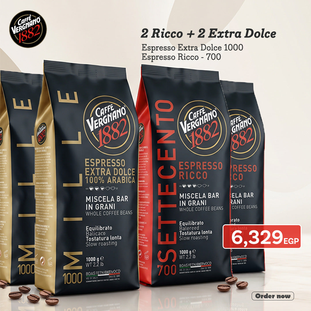 2 Espresso Ricco + 2 Espresso Extra Dolce