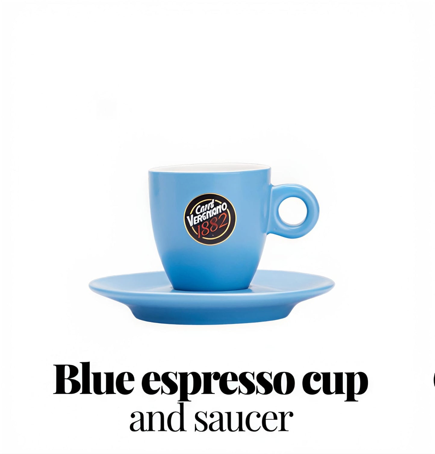 Blue espresso cup