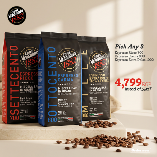 Pick Any 3 (Espresso Ricco, Crema, Extra Dolce)