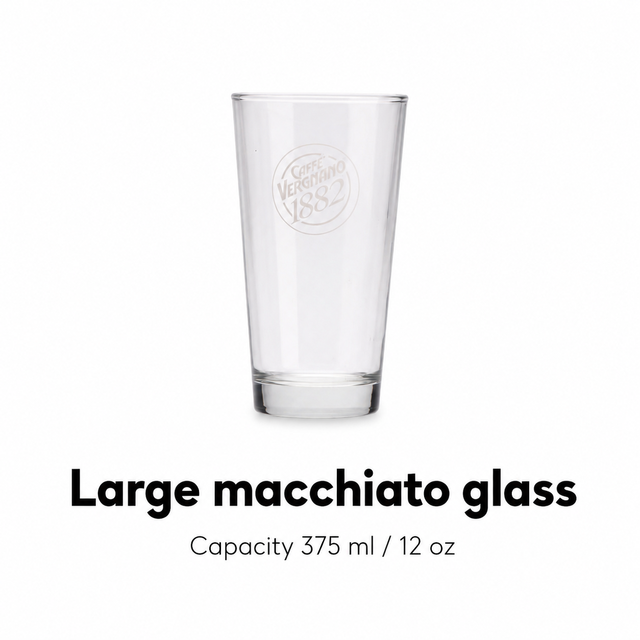 Large macchiato glass