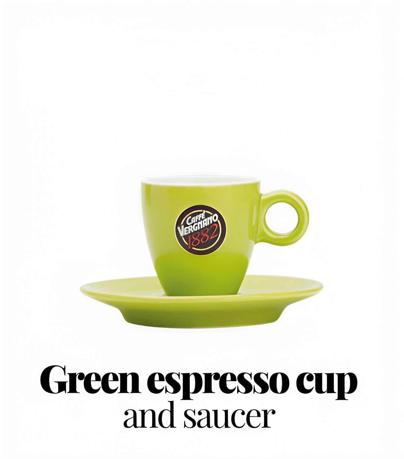 Green espresso cup
